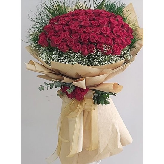 101 Rose Promise Engagement Flower