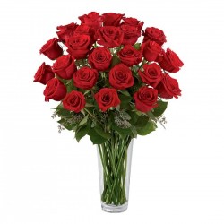 18 Roses in a Vase