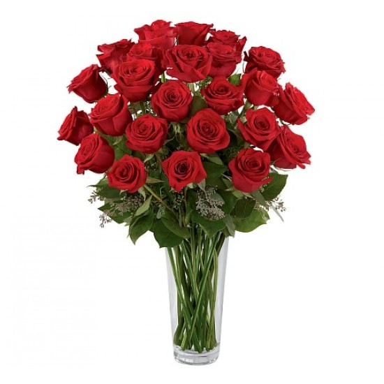 18 Roses in a Vase