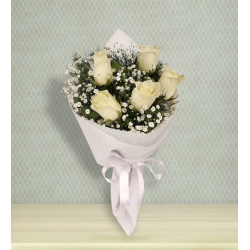 The Name of Love is 5 White Roses