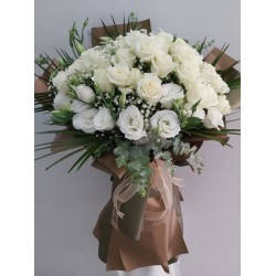 Special Bouquet of 41 White Roses