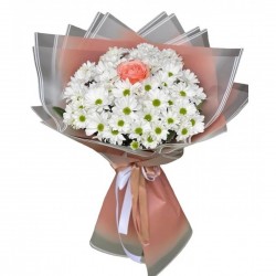 Marmaris Daisy Single Rose Bouquet